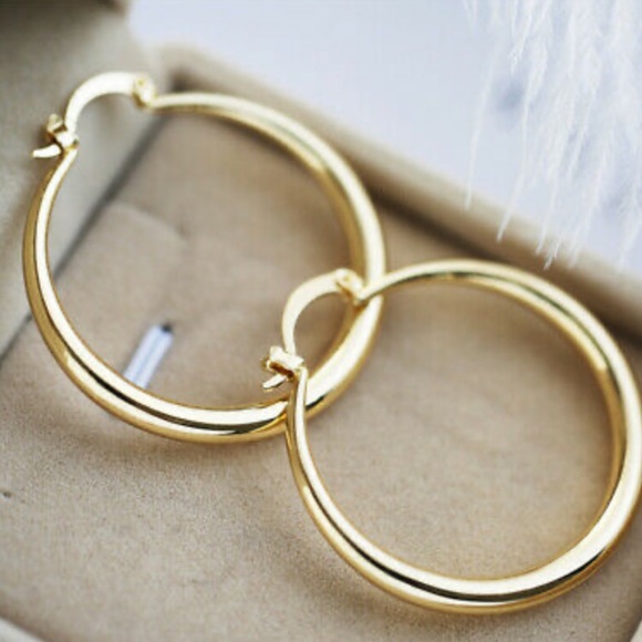 Jewelry - NEW Gold plated/925 Sterling Silver Earrings